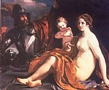 Venus, Mars and Cupid by Guercino